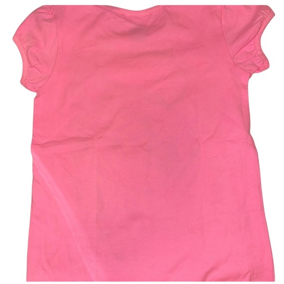 ADIDAS Little Girls Graphic Tees , short sleeve Size 6 Pink Color - Picture 2 of 8